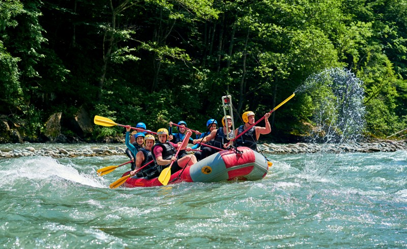 Rafting in Pasanauri